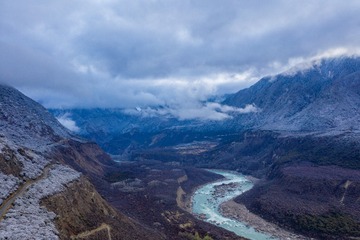 航拍南迦巴瓦峰雅鲁藏布江大峡谷59