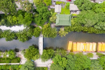 航拍济南护城河22