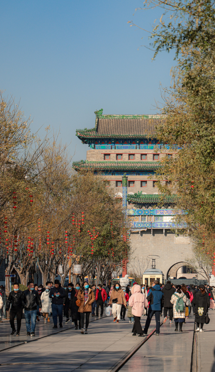 北京前门大街正阳桥牌楼