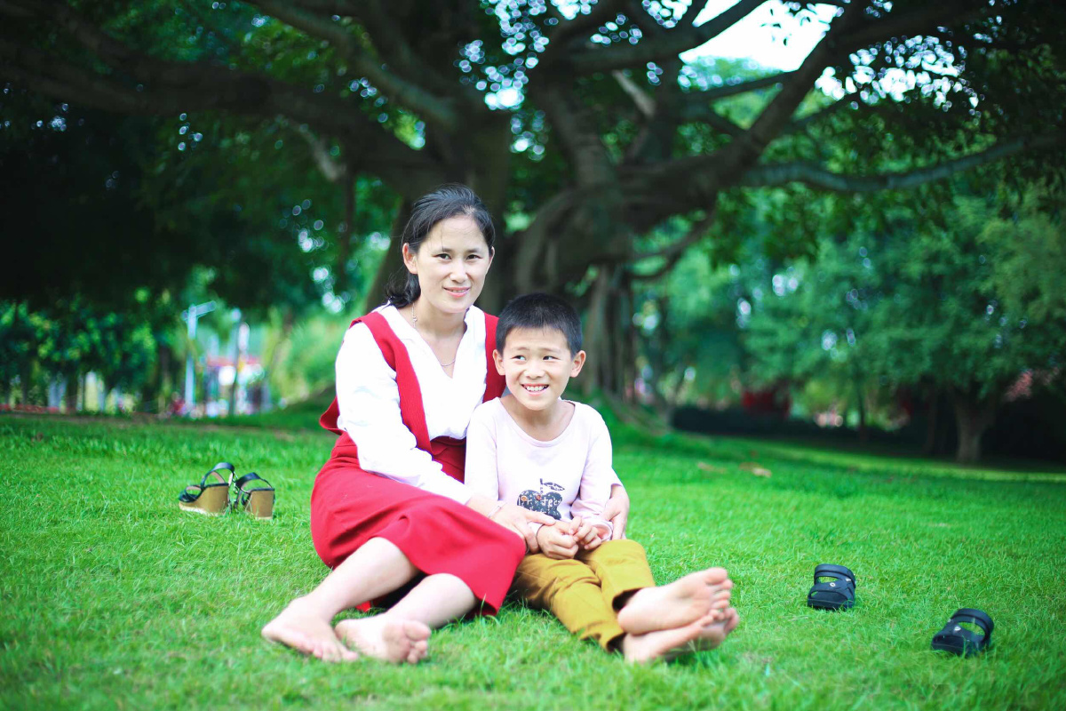 母亲与儿子的时光