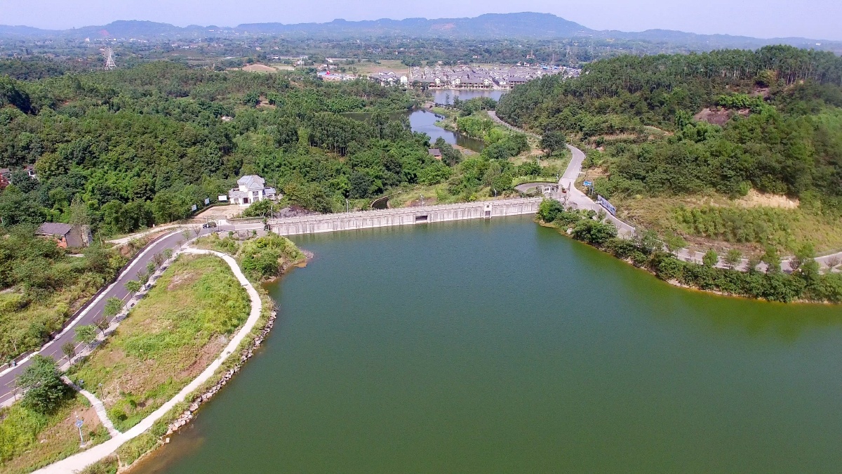 那山,那河,那桥--重庆郊区航拍
