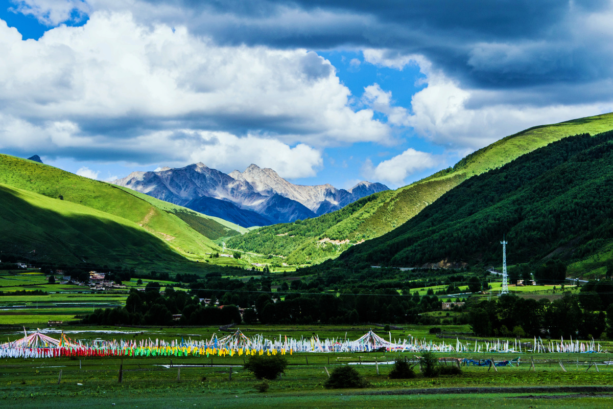 莲花宝地拍摄于川西