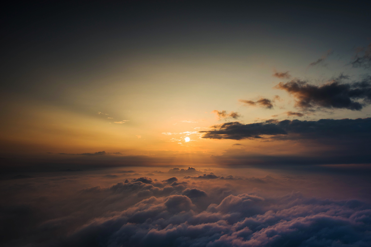 金色云海拍于泰山
