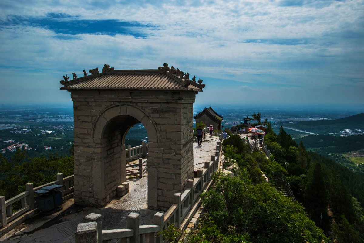 摄影圈今日天空绝了古迹#旅游业建筑#青州#历史遗迹古城山东风光#山