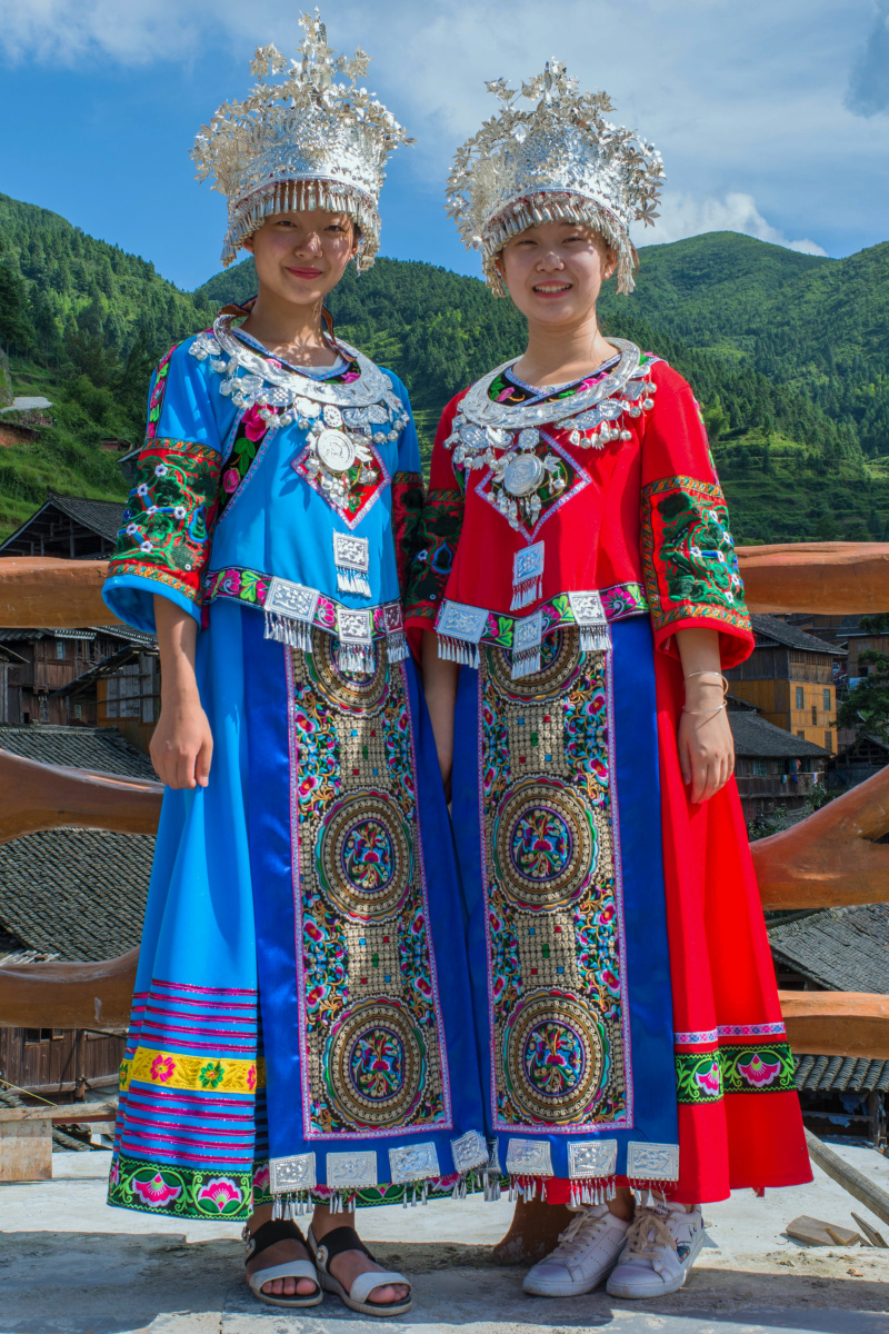 苗族盛装肇兴侗寨