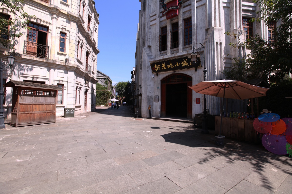 影视城民国街外景图组一