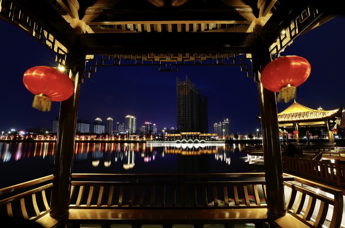 九龙湖夜景