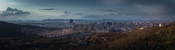 俯视锦城-锦州全景