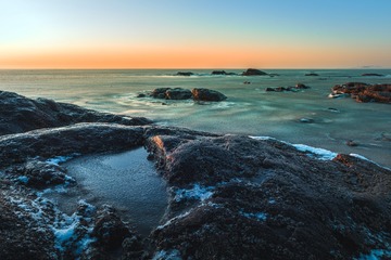 雪岸冰涌-锦州湾