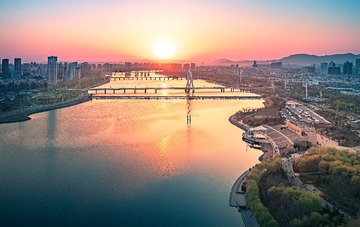 夕阳照锦城-锦州