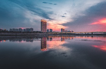 晚霞-锦州