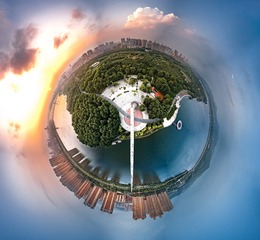 多彩的东湖公园-锦州全景