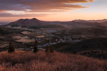 南山日落