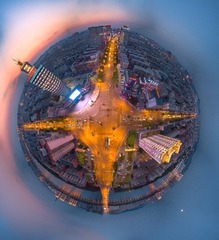 锦州南桥岗夜景-全景