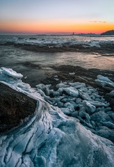 冰冻的海岸-锦州