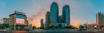 锦州街景-全景合成