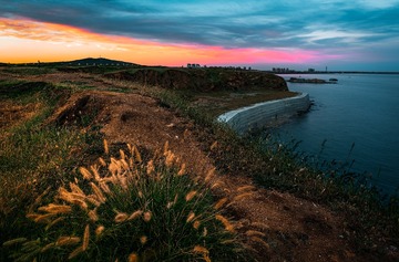 夕阳海岸-锦州
