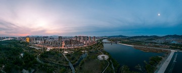 凌河区夜色-锦州市