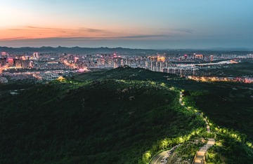 夜色宁静中的锦州