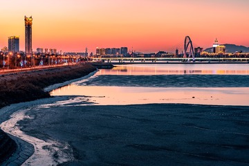 小凌河城市夜景
