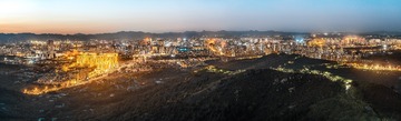 锦州秋天的夜景-全景
