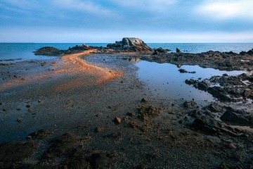 退潮后的海石嶕-锦州开发区