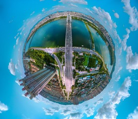 万里晴空-锦州全景