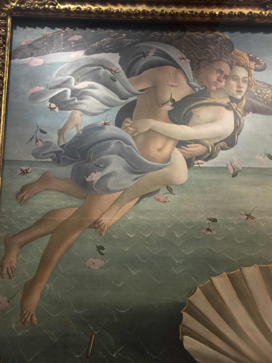 意大利佛罗伦萨乌菲兹美术馆春维纳斯的诞生