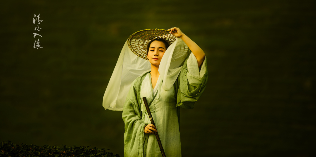 冬日景色何处寻蒙山顶上遇茶仙