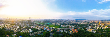 江苏省南京市秦淮区城市风光一角