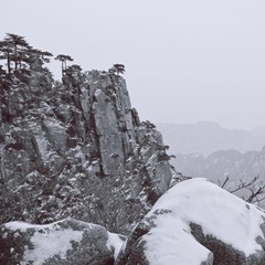 冬日黄山