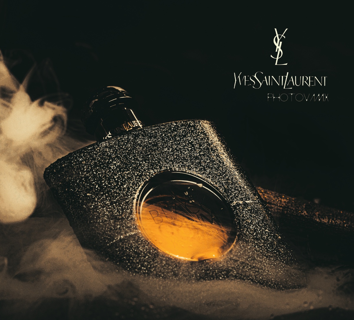 香水广告拍摄,圣罗兰_鸦片