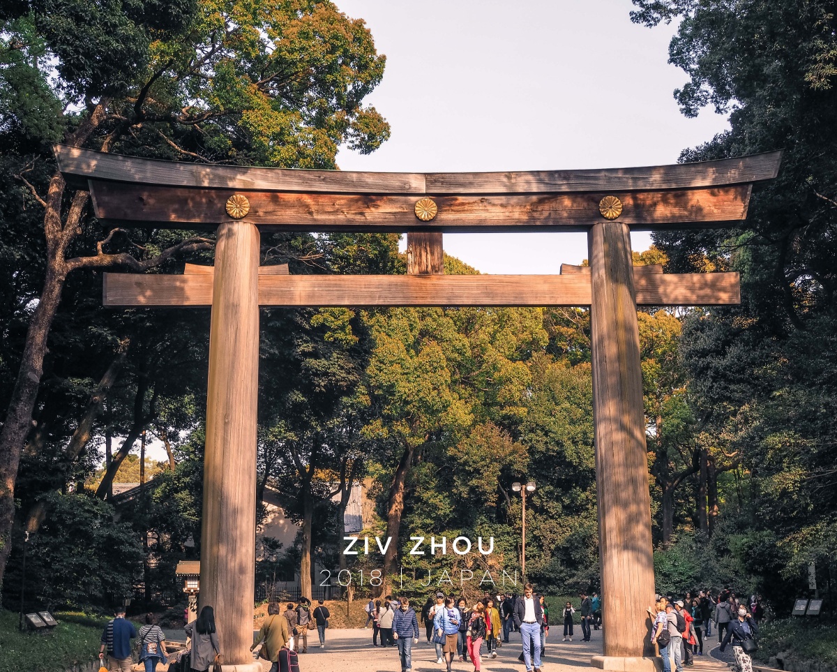 东京明治神宫鸟居