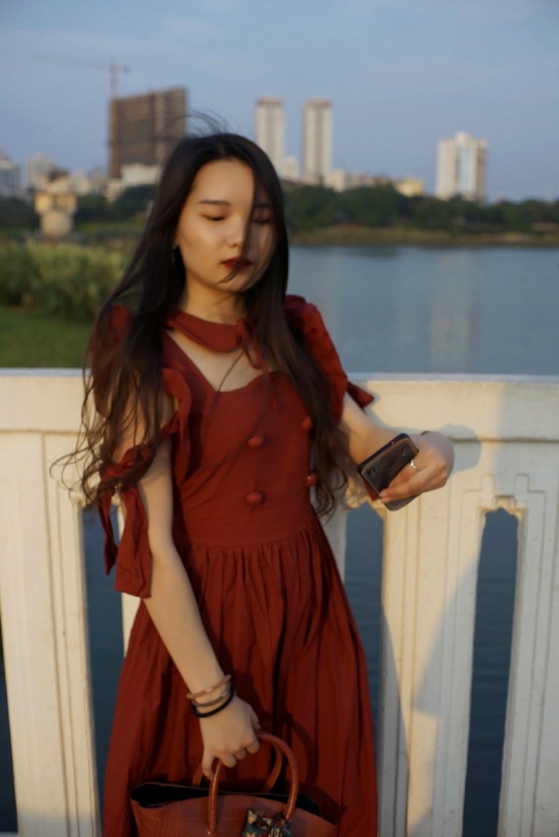 colourful,一抹橘红 - 木子沁 - 图虫