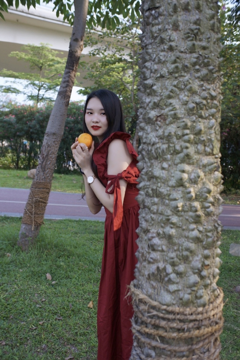 colourful,一抹橘红 - 木子沁 - 图虫