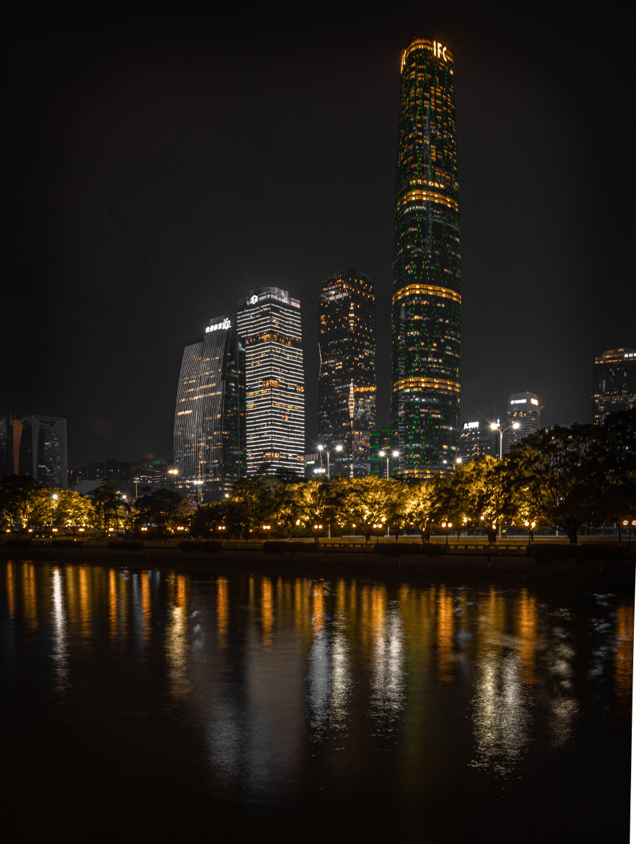 广州珠江新城夜景