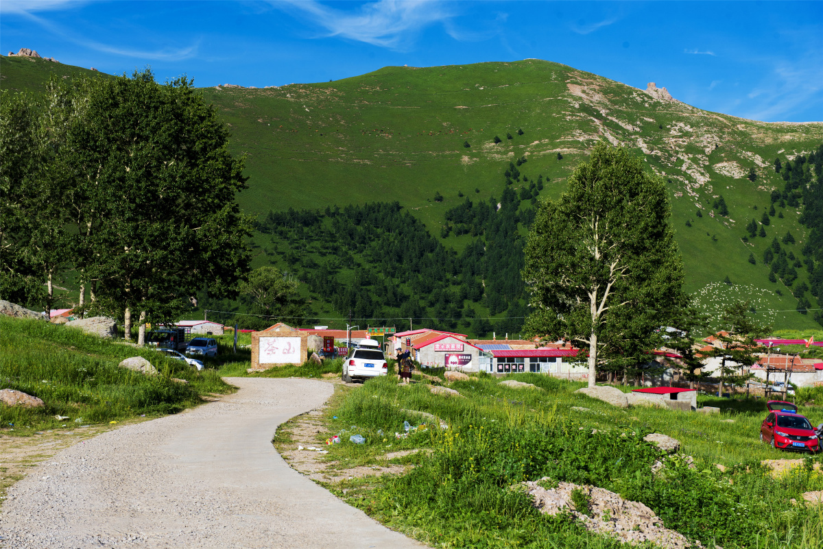 河北省海拔最高村庄张家口市蔚县茶山村风光2海拔1950米位于小五台