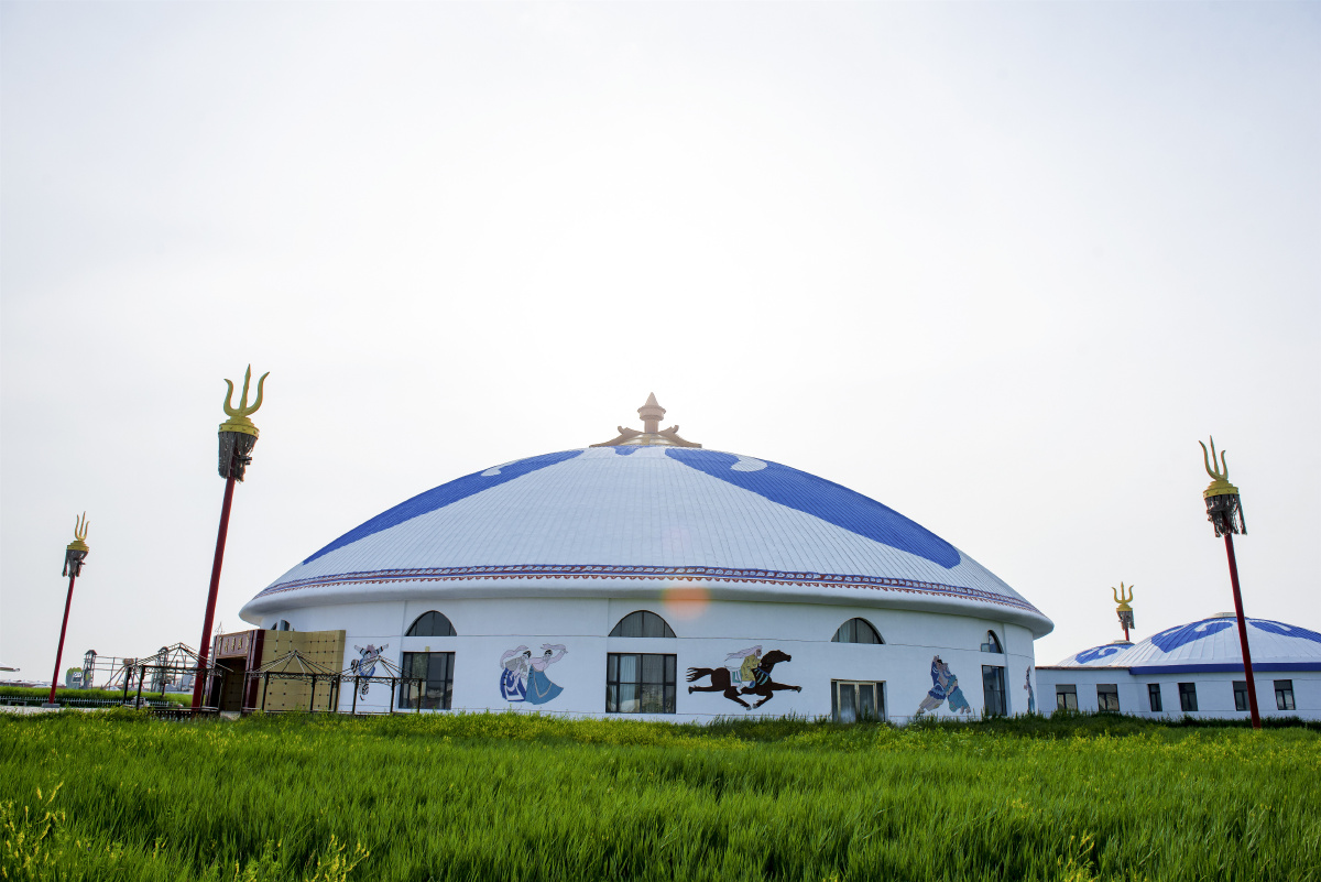 世界最大蒙古包61张北61中都草原多大这么说吧这组照片的外景是用