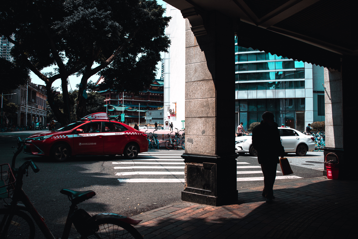 广州同福路的一个街口