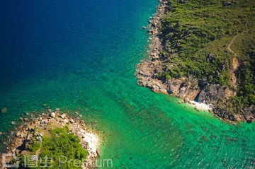海岛,俯拍,航拍,全景
