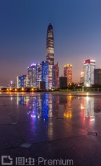 深圳CBD的摩天大楼