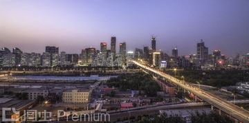 北京国贸CBD夜景