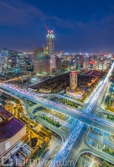 北京国贸CBD夜景