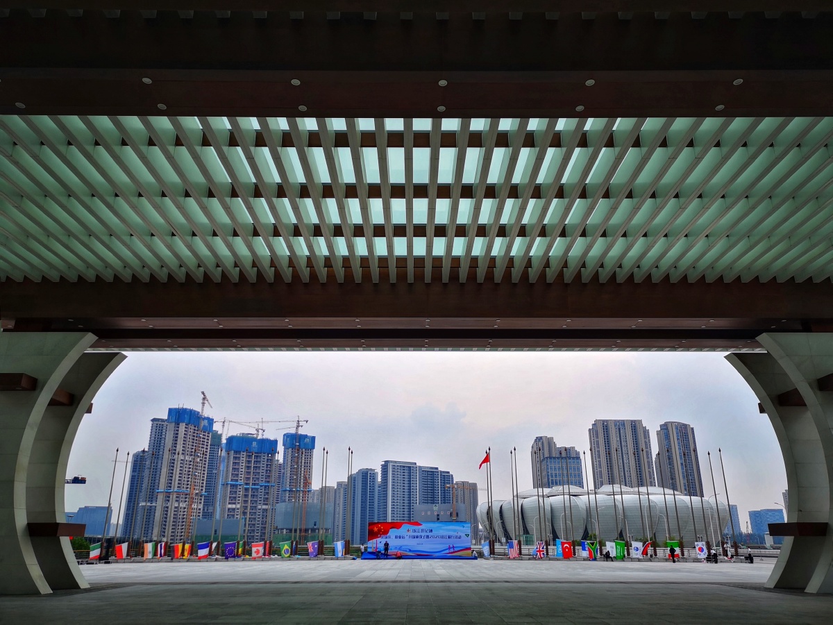 2016年g20杭州峰会主会场的杭州国际博览会中心会场的格局以及建筑