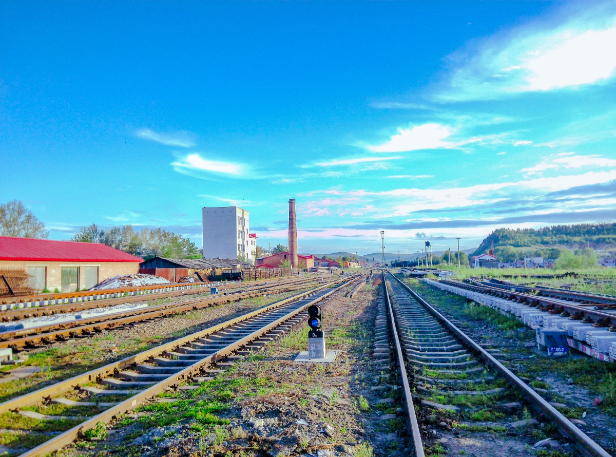 铁道口,好似动漫场景