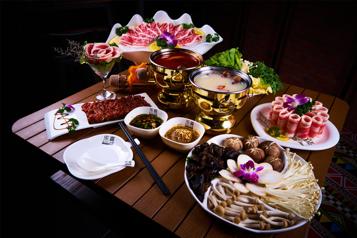 乐宴ktv火锅菜品摄影案例