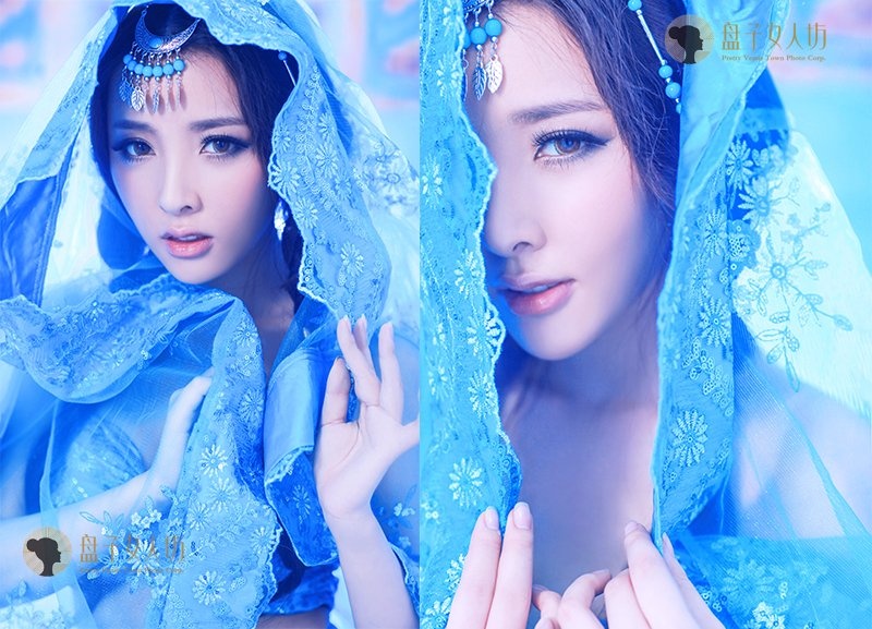 2016盘子女人坊夏季新品蓝衣