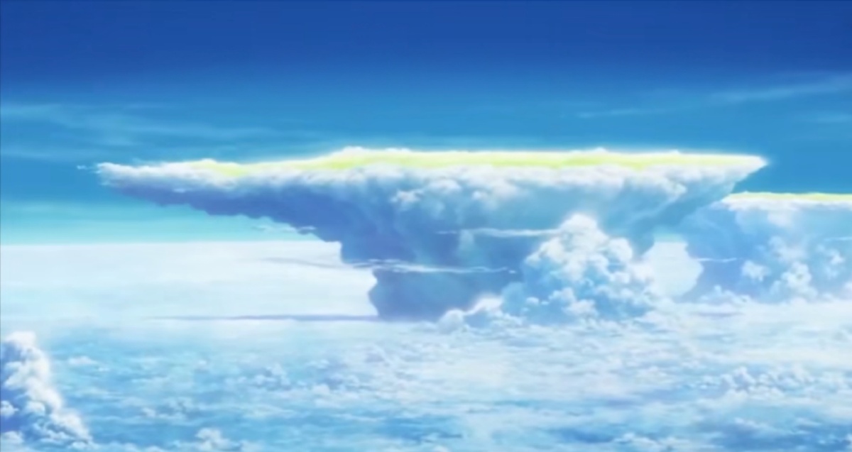 姐妹们天气之子诚不欺我同款砧状云