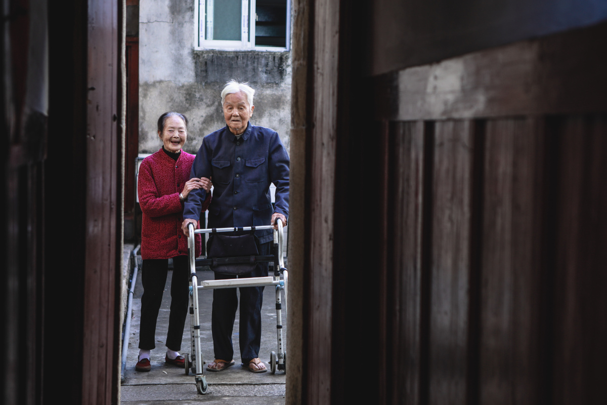 耄耋之年执子之手九十六岁的夫妻我的叔公叔婆