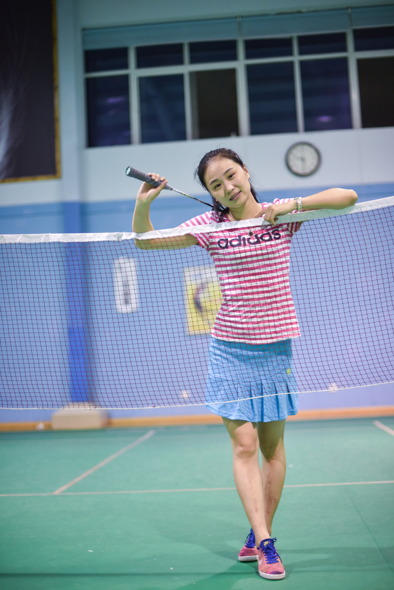 那些年羽毛球场上抓拍的美女们